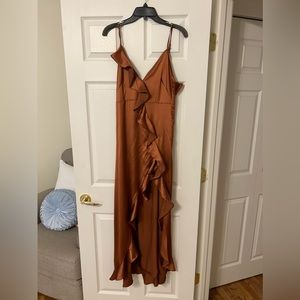 Silk Midi Dress